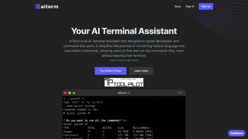 AiTerm - Command Line Simplified with AI