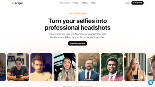 Aragon - Quick, Quality Headshots with AI