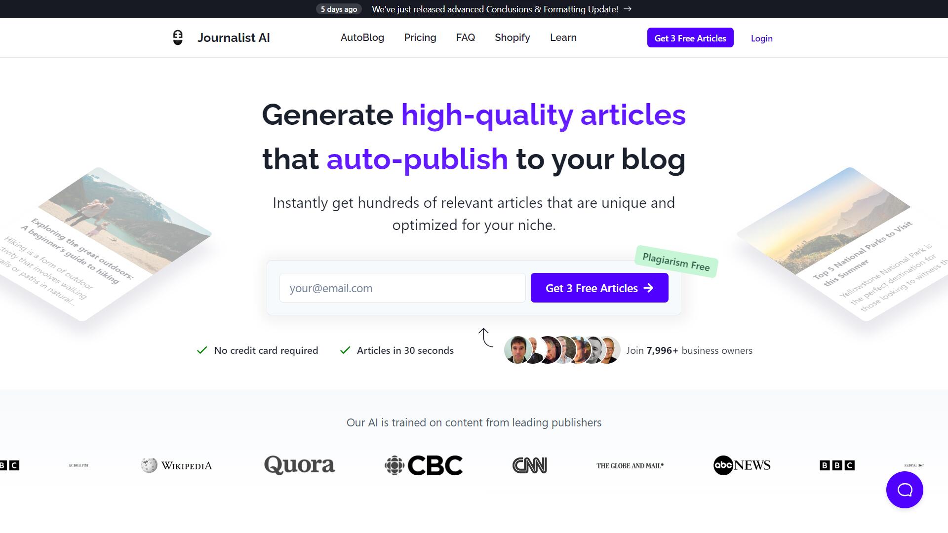 Journalist - Automated AI Blog