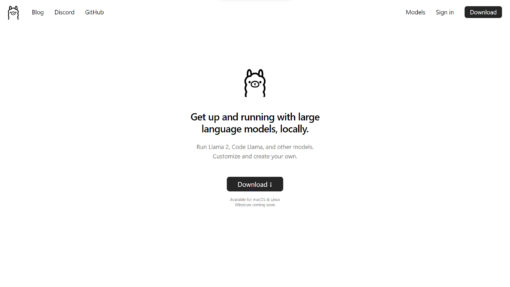 Ollama - Tailor-made AI for Local Use