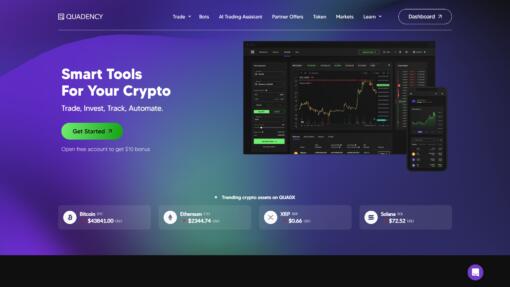 Quadency - Your Companion for Easy AI-Powered Crypto Trading