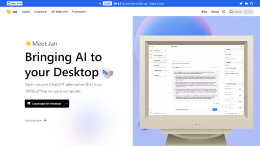 Jan - Open-source Alternative to ChatGPT
