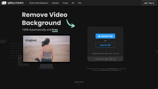 Unscreen - The Ultimate Video Background Eraser