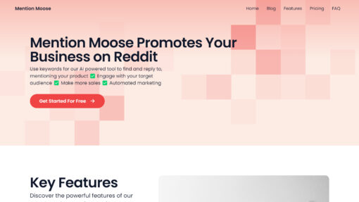 MentionMoose is an AI tool that helps you find and engage with your audience on Reddit to make more sales.