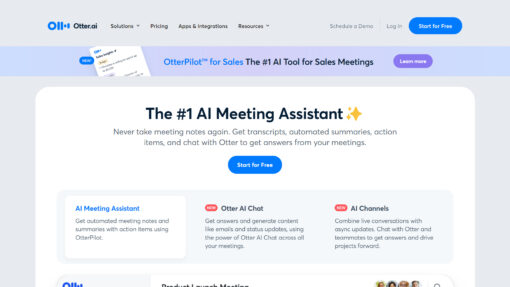 Otter - Your Intelligent Meeting Companion