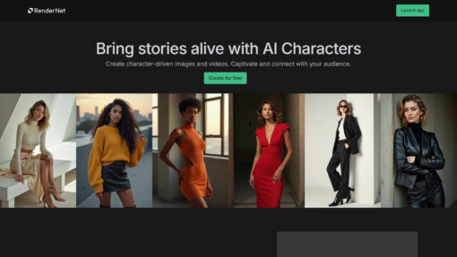 RenderNet - Create lifelike characters with ease and precision
