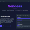 Sondeas - Transforming Thoughts Into Actionable Creativity