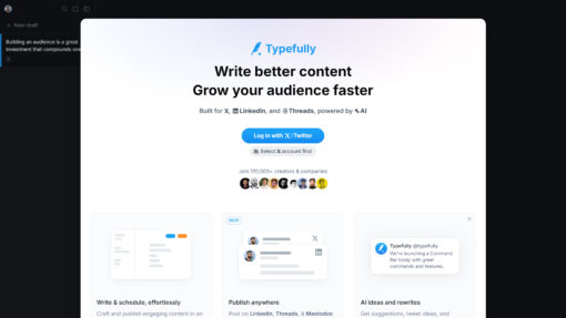 Typefully - AI-Powered Social Media Writing and Scheduling